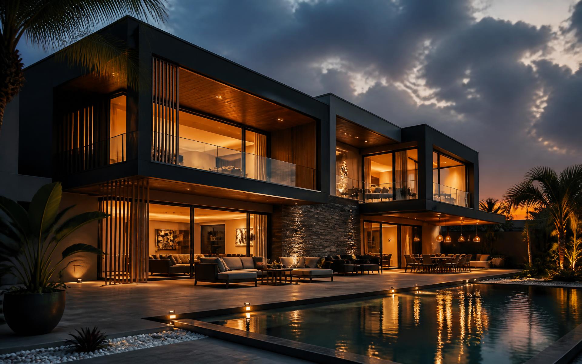 Modern luxury villa built by You2CanBuild Co. in Accra
